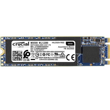 Crucial CT500MX500SSD4 MX500 500GB M.2 2280 SATA